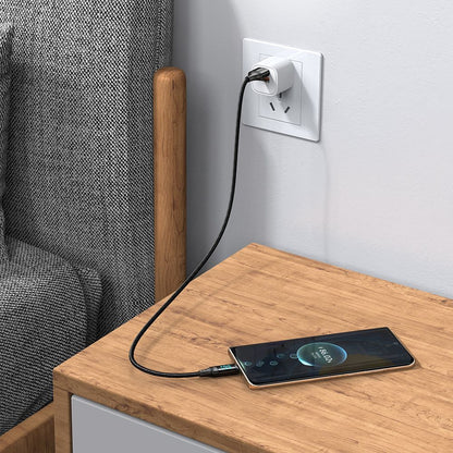 Dátový a nabíjací kábel USB-A - USB-C McDodo CA-1080 Display, 66W, 1.2m, čierny