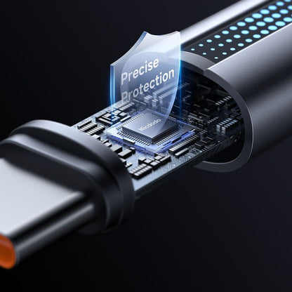 Dátový a nabíjací kábel USB-A - USB-C McDodo CA-5180, 100W, 1.2m, čierny