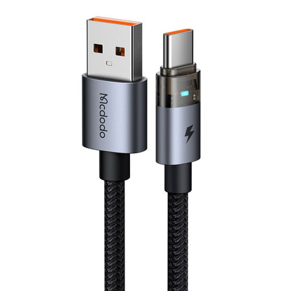 Dátový a nabíjací kábel USB-A - USB-C McDodo CA-6890, 66W, 1.2m, čierny