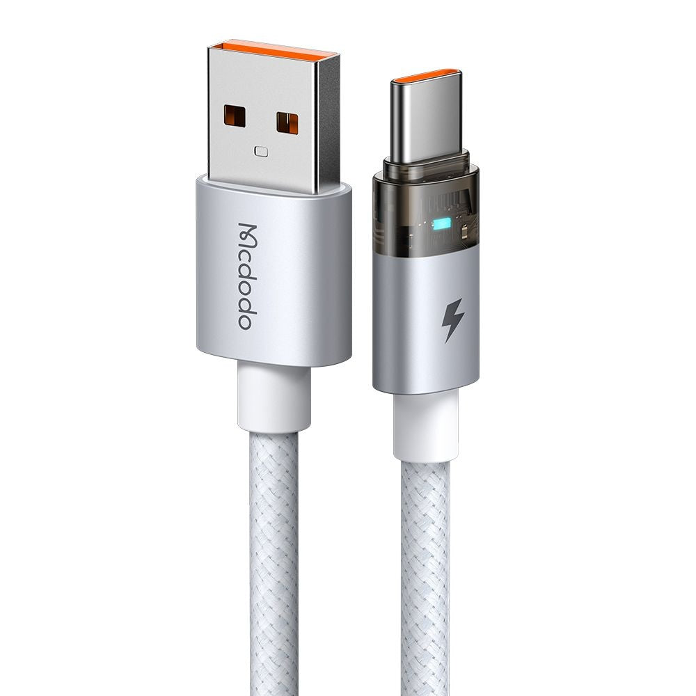 Dátový a nabíjací kábel USB-A - USB-C McDodo CA-6892, 66W, 1.2m, Biela
