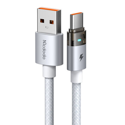 Dátový a nabíjací kábel USB-A - USB-C McDodo CA-6892, 66W, 1.2m, Biela