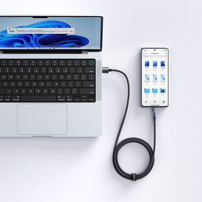 Dátový a nabíjací kábel USB-A - USB-C McDodo CA-8180 Colorful, 66W, 1.2m, čierny