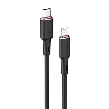Dátový a nabíjací kábel USB-C - Lightning Acefast C2-01, 30W, 1.2m, Čierny