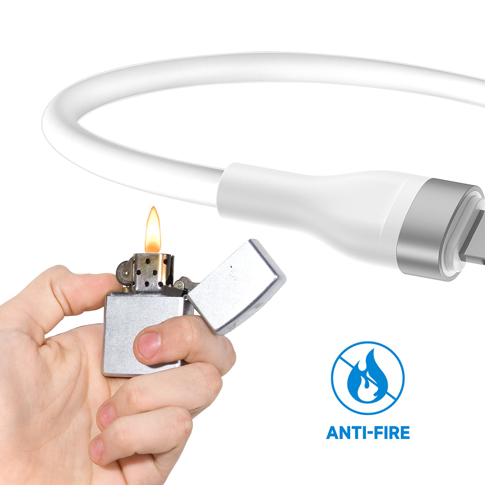 Dátový a nabíjací kábel USB-C - Lightning Lito LD02CL, 30W, 1.2m, Biela