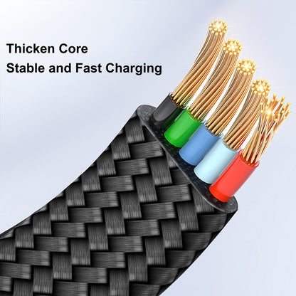 Dátový a nabíjací kábel USB-C - Lightning Lito LD11CL, 30W, 1m, čierny