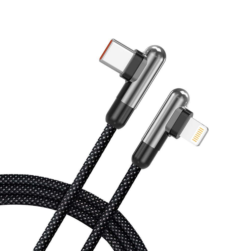 Dátový a nabíjací kábel USB-C - Lightning Lito LD13CL, 30W, 1m, čierny