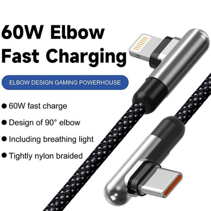 Dátový a nabíjací kábel USB-C - Lightning Lito LD13CL, 30W, 1m, čierny