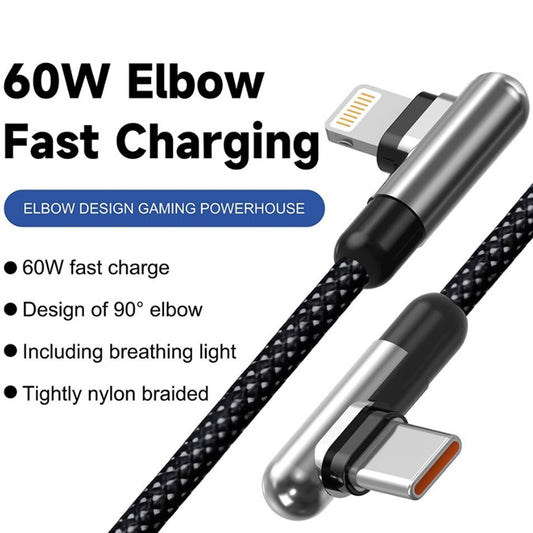 Dátový a nabíjací kábel USB-C - Lightning Lito LD13CL, 30W, 1m, čierny