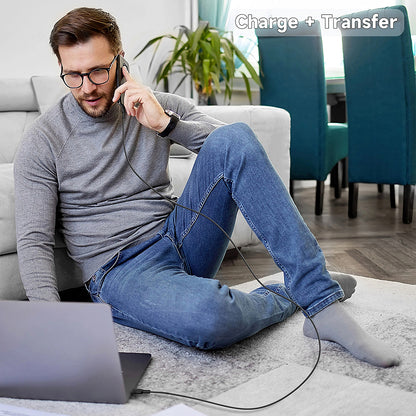 Dátový a nabíjací kábel USB-C - Lightning Lito LD14CL, 30W, 1m, čierny