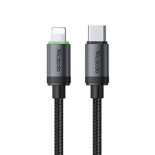Dátový a nabíjací kábel USB-C - Lightning Mcdodo CA-4820, 36W, 1m, čierny