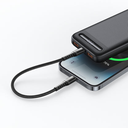 Dátový a nabíjací kábel USB-C - Lightning McDodo CA-5631, 36W, 1m, čierny
