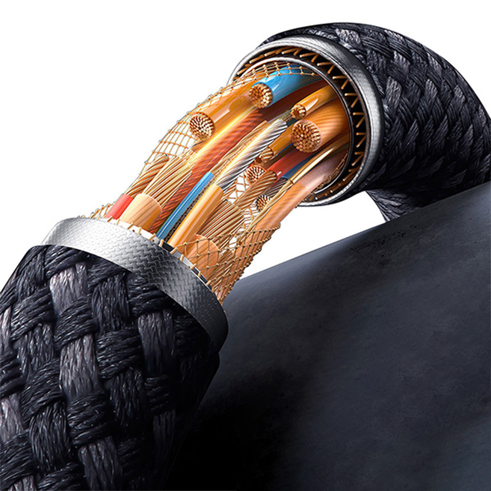 Dátový a nabíjací kábel USB-C - Lightning / USB-C Lito LD12, 60W, 1.2m, čierny