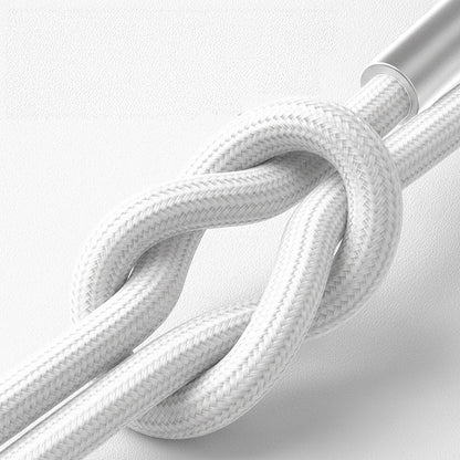 USB-C dátový a nabíjací kábel - USB-C 3MK Hyper N, 100W, 2m, biely