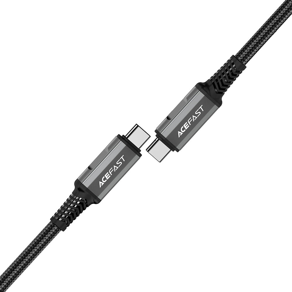 Dátový a nabíjací kábel USB-C - USB-C Acefast C1-09, 240W, 1m, Sivý