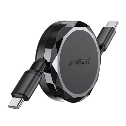 Dátový a nabíjací kábel USB-C - USB-C Acefast C13-03, 60W, 0.8m, čierny