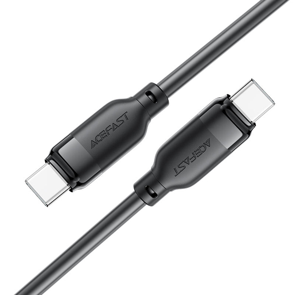 Dátový a nabíjací kábel USB-C - USB-C Acefast C16-03, 60W, 1.2m, čierny