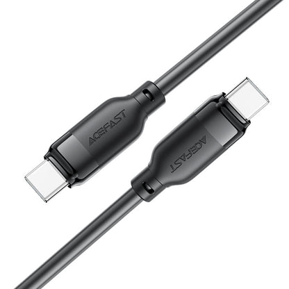 Dátový a nabíjací kábel USB-C - USB-C Acefast C16-03, 60W, 1.2m, čierny