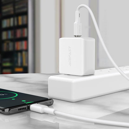 Dátový a nabíjací kábel USB-C - USB-C Acefast C2-03, 60W, 1.2m, čierny
