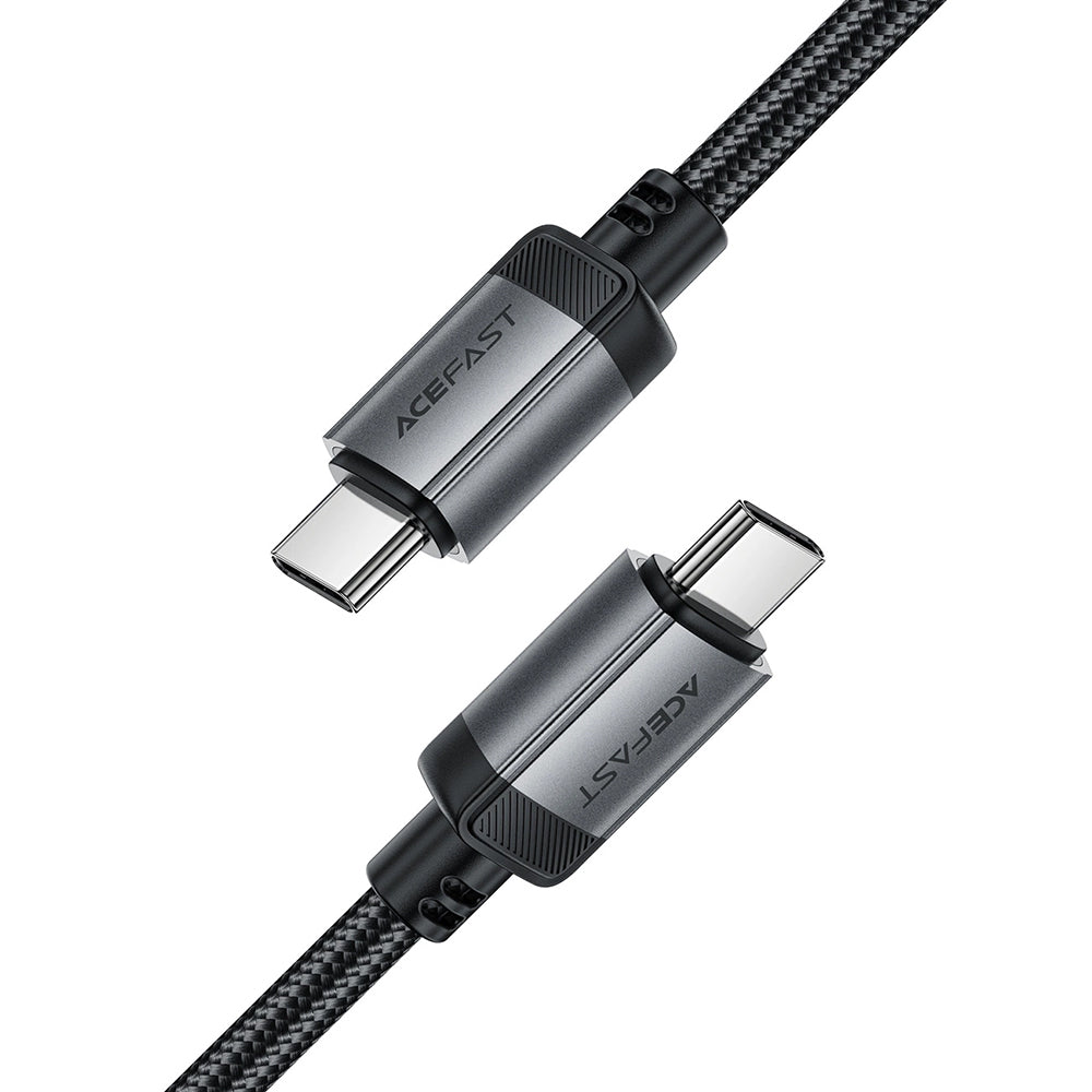 Dátový a nabíjací kábel USB-C - USB-C Acefast C20-03, 60W, 1.2m, čierny