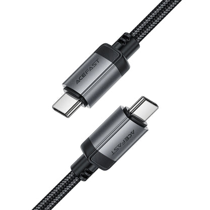 Dátový a nabíjací kábel USB-C - USB-C Acefast C20-03, 60W, 1.2m, čierny