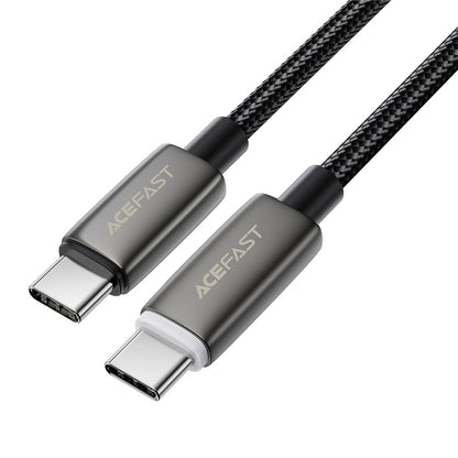 Dátový a nabíjací kábel USB-C - USB-C Acefast C23-03, 60W, 1.2m, čierny