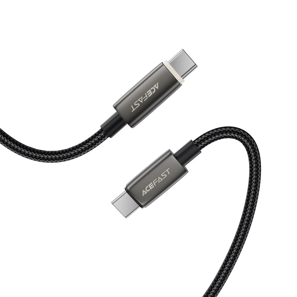 Dátový a nabíjací kábel USB-C - USB-C Acefast C23-03, 60W, 1.2m, čierny