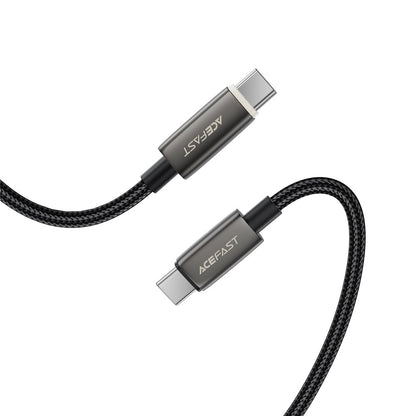 Dátový a nabíjací kábel USB-C - USB-C Acefast C23-03, 60W, 1.2m, čierny