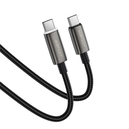 Dátový a nabíjací kábel USB-C - USB-C Acefast C23-03, 60W, 1.2m, čierny