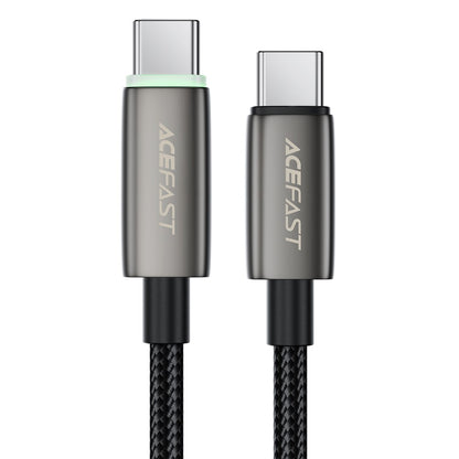 Dátový a nabíjací kábel USB-C - USB-C Acefast C23-03, 60W, 1.2m, čierny