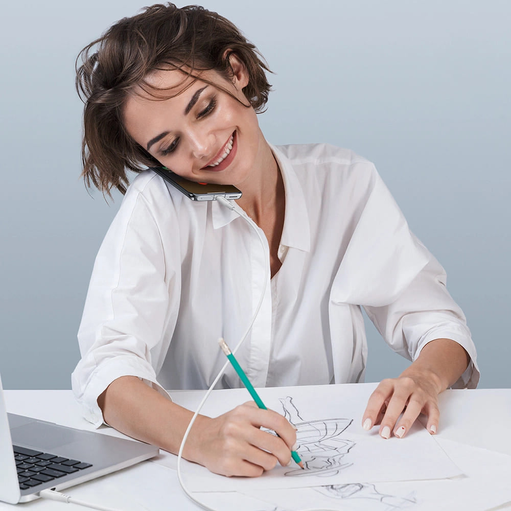 Dátový a nabíjací kábel USB-C - USB-C Acefast C3-03, 60W, 1.2m, čierny