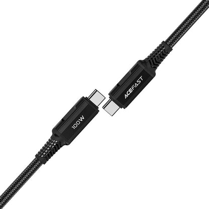 Dátový a nabíjací kábel USB-C - USB-C Acefast C4-03, 100W, 2m, čierny