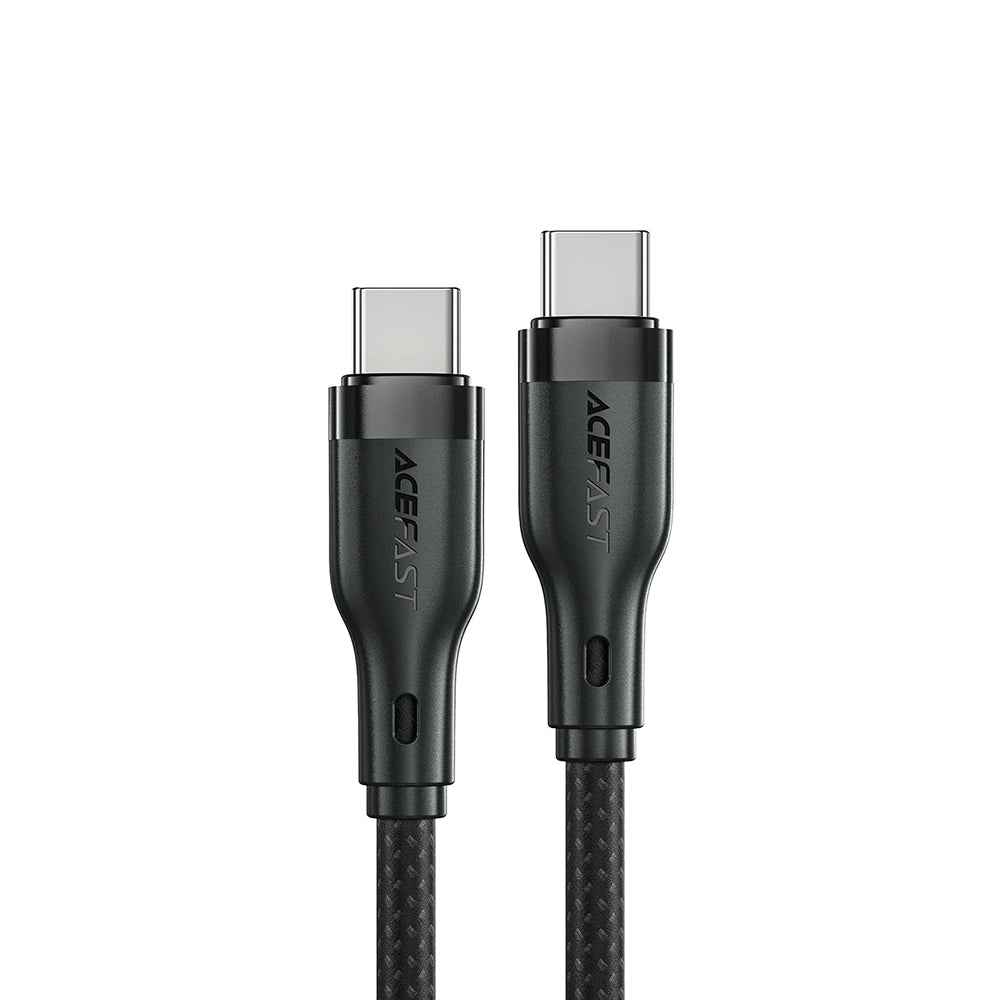 Dátový a nabíjací kábel USB-C - USB-C Acefast C8-03, 60W, 1.2m, čierny