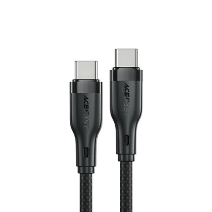 Dátový a nabíjací kábel USB-C - USB-C Acefast C8-03, 60W, 1.2m, čierny