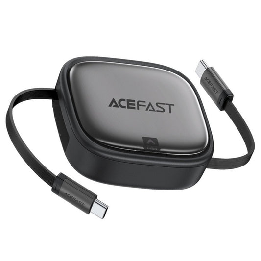 Dátový a nabíjací kábel USB-C - USB-C Acefast Travel J3, 60W, 0.95m, čierny