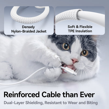 Dátový a nabíjací kábel USB-C - USB-C Baseus Dynamic 4, 100W, 1m, čierny P10381400111-00