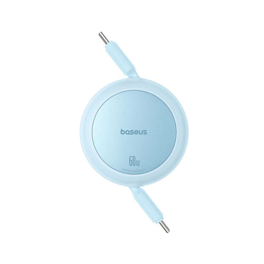 USB-C Data and Charging Cable - USB-C Baseus Free2Pull Mini Retractable, 60W, 1m, Blue P10364500311-01
