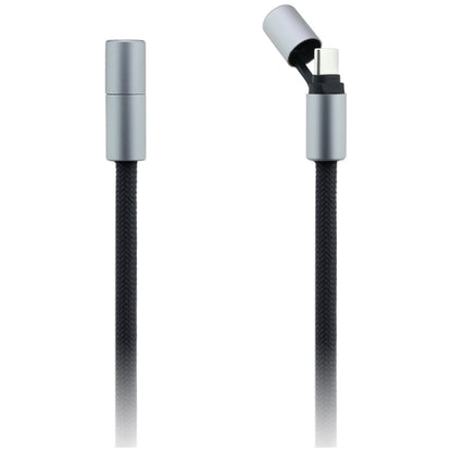 USB-C Data and Charging Cable - USB-C Karl Lagerfeld Ikonik Charm, 100W, 1.5m, Black