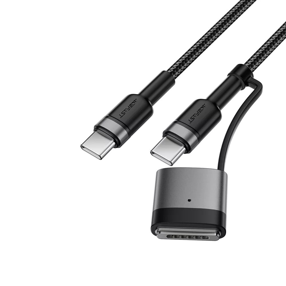 Nabíjací kábel Acefast, USB-C - USB-C / MagSafe 3, 240W, 1.2m, čierny