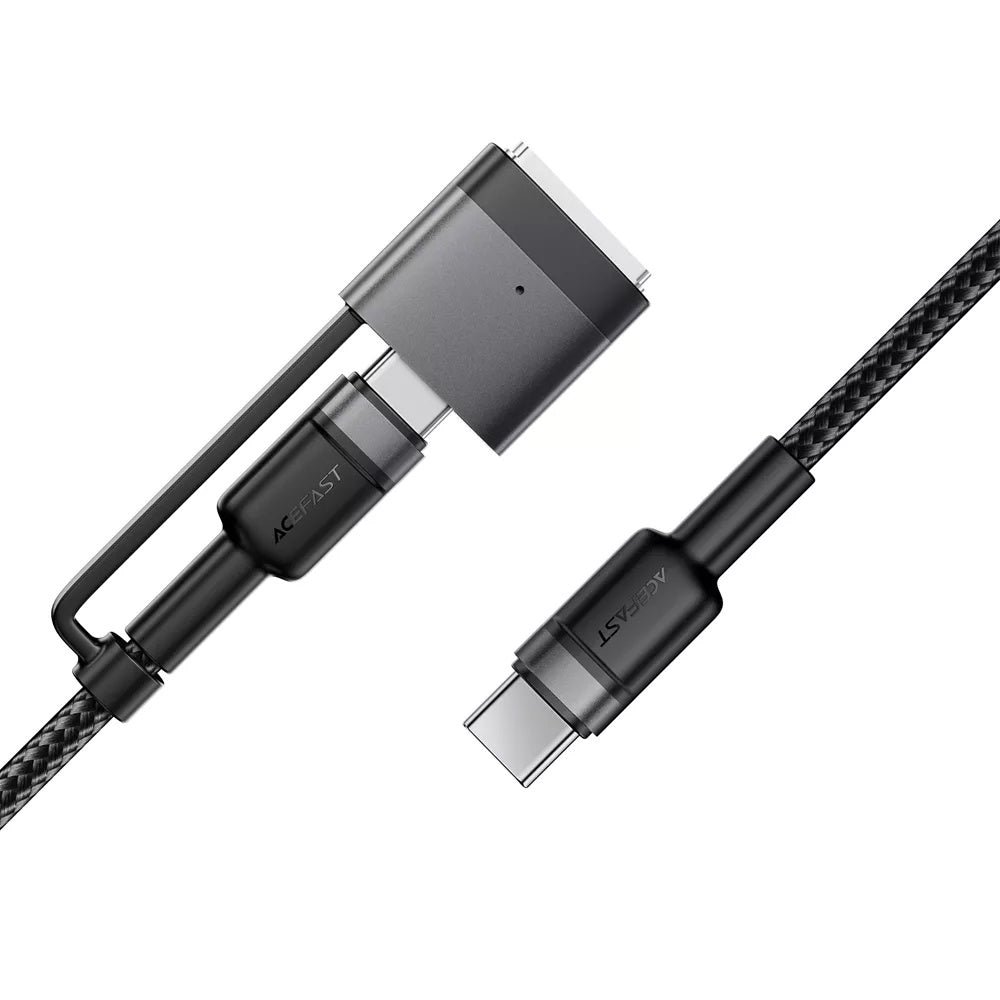 Nabíjací kábel Acefast, USB-C - USB-C / MagSafe 3, 240W, 1.2m, čierny