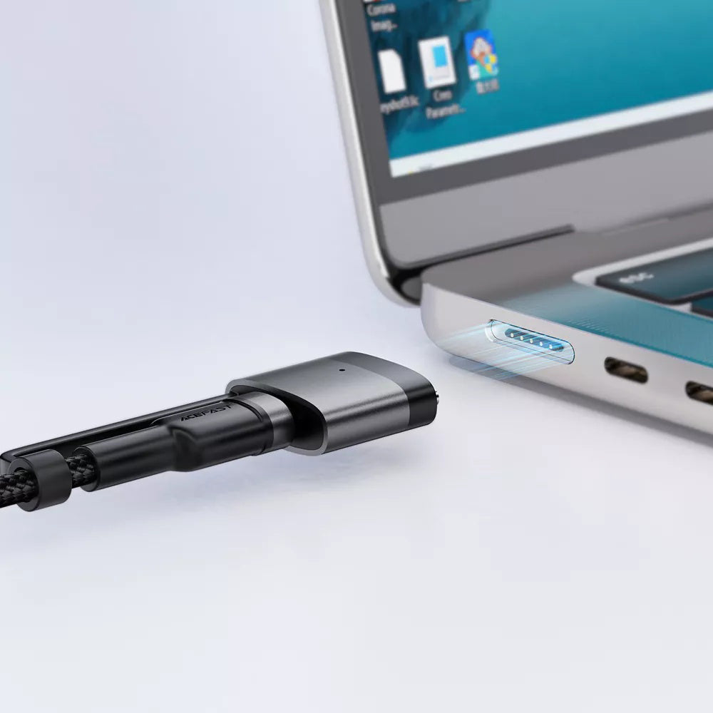 Nabíjací kábel Acefast, USB-C - USB-C / MagSafe 3, 240W, 1.2m, čierny