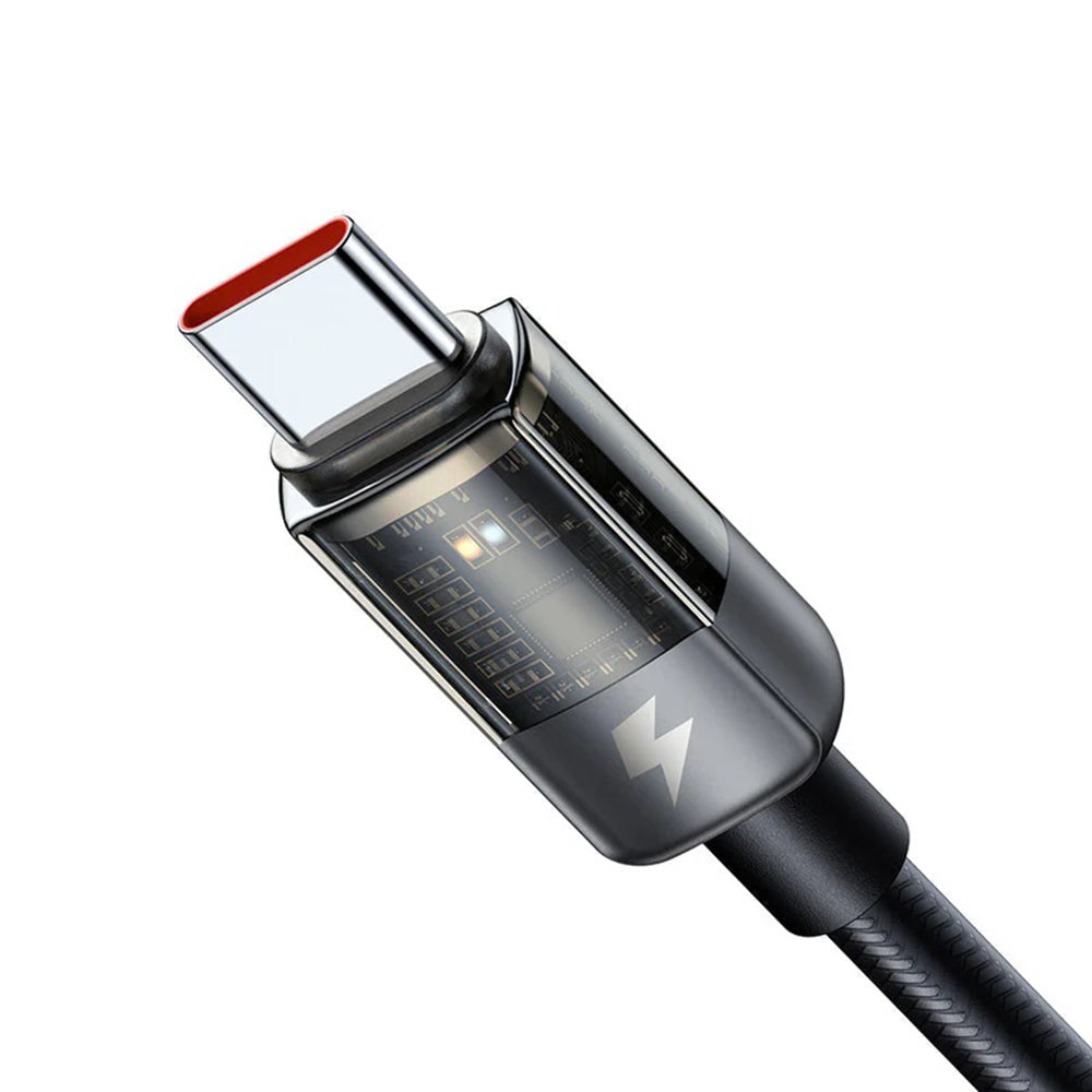 Dátový a nabíjací kábel USB-C - USB-C McDodo CA-2840 Auto Power Off, 100W, 1.2m, čierny