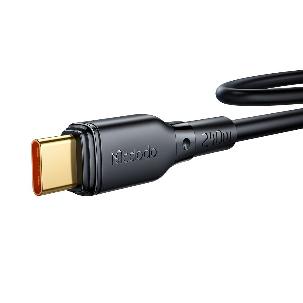 Dátový a nabíjací kábel USB-C - USB-C McDodo CA-3310, 240W, 1.2m, čierny