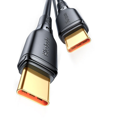Dátový a nabíjací kábel USB-C - USB-C McDodo CA-3310, 240W, 1.2m, čierny