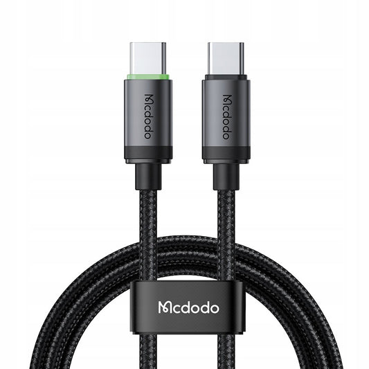 Dátový a nabíjací kábel USB-C - USB-C McDodo CA-4410, 60W, 1m, čierny