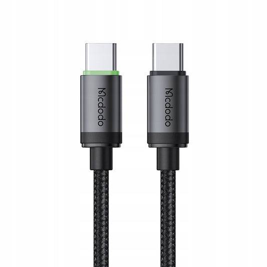 Dátový a nabíjací kábel USB-C - USB-C McDodo CA-4410, 60W, 1m, čierny