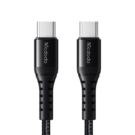 Dátový a nabíjací kábel USB-C - USB-C McDodo CA-5641, 60W, 1m, čierny