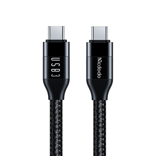 Dátový a nabíjací kábel USB-C - USB-C McDodo CA-7132, 100W, 1.2m, čierny