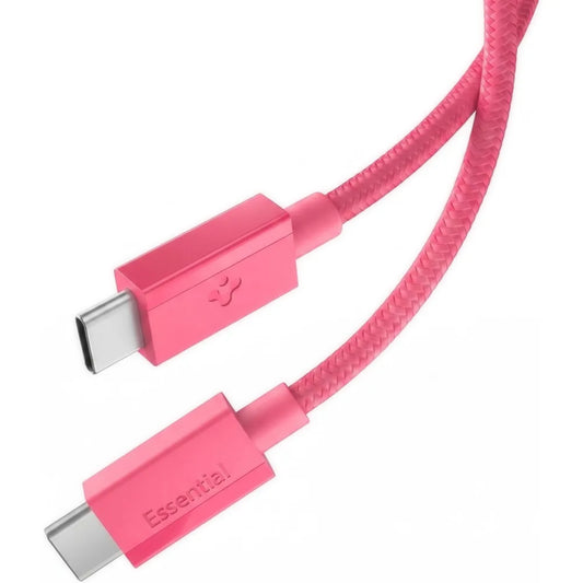 USB-C dátový a nabíjací kábel - USB-C Spigen EB6010CC, 60W, 1m, ružový ACA10414