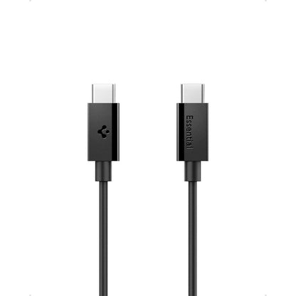 Dátový a nabíjací kábel USB-C - USB-C Spigen Essential, 60W, 1m, Čierny ACA08718