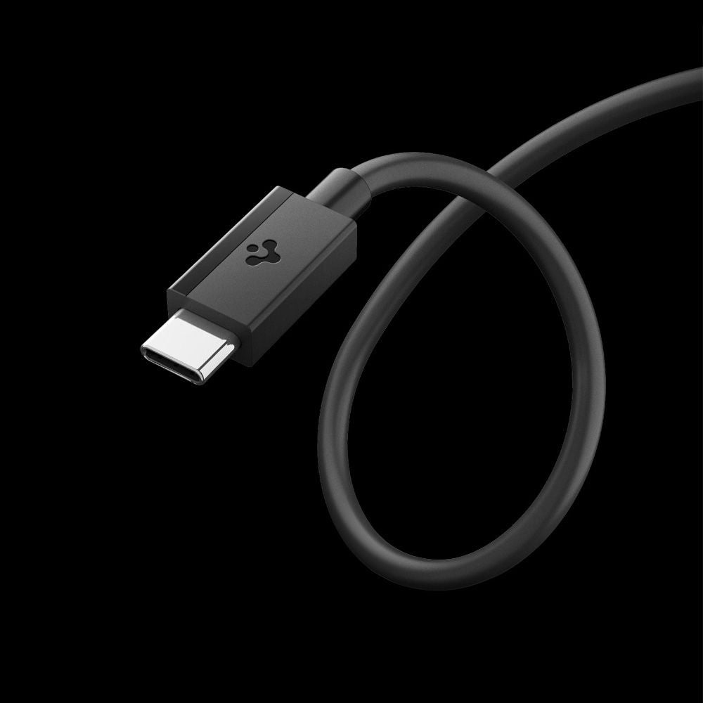 Dátový a nabíjací kábel USB-C - USB-C Spigen Essential, 60W, 1m, Čierny ACA08718